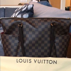 Authentic Louis Vuitton Totally Damier Ebene MM